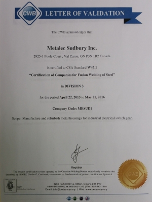 canadian welding cert